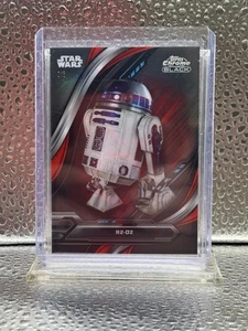 Topps Chrome Black Star Wars R2-D2 /5 Red - Picture 1 of 2