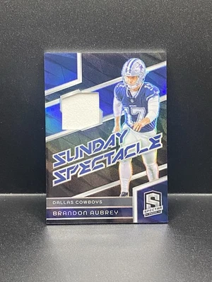 2024 Panini Spectra - Brandon Aubrey - Sunday Spectacle /99 (MEM) - Image 1 of 2