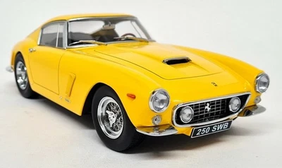 KK 1/18 - Ferrari 250 SWB Passo Corto 1960 Yellow Diecast Scale Model Car - Image 1 of 4
