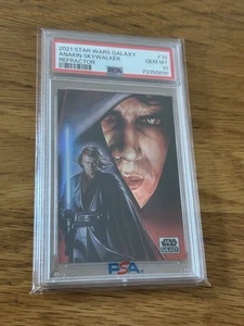 2021 Star Wars Galaxy Anakin Skywalker Refractor #39 PSA 10 - Picture 1 of 2
