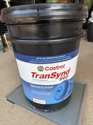 Castrol TranSynd 668 Full-Synthetic Automatic Transmission Fluid, 5 Gallon Pail - Image 1 of 3