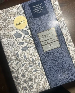 WILLIAM MORRIS EDREDÓN KING JARDÍN ALGODÓN NATURAL Fundas ¡¡¡NUEVO!!! Casa de campo ¡HERMOSA!! - Imagen 1 de 9