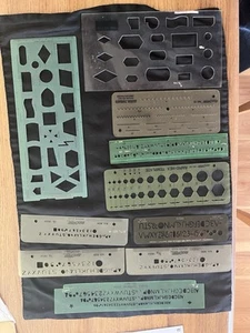 Alphabet, Numerisch, Schraubgewinde, Flussdiagramm, Sechskantgrößen, Vorlagen - Bild 1 von 1