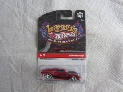 2008 Mattel Hot Wheels Larry's Garage:  Red '69 Ford Mustang NIP - Image 1 of 3