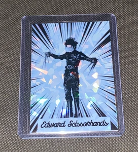 Edward Scissorhands Custom Silver Holofoil Refractor Card in Toploader - Bild 1 von 3