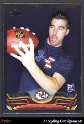 2013 Topps Chrome #118 Travis Kelce RC Rookie KC CHIEFS - Image 1 of 2