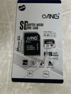 NEW 16GB Micro SD Memory Card with SD Adapter Clearance Sale - Picture 1 of 5
