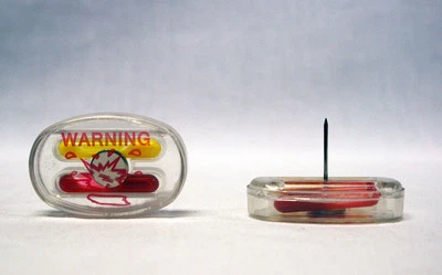 250 pcs EAS Security Clear INK Tag Converter Pin 16mm fit AM & RF Sensor Tags