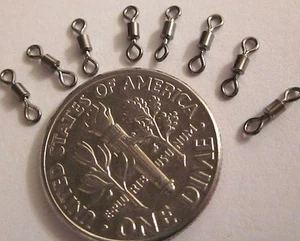 40) Micro Mini Fly Fishing Swivels (orvis umpqua rio leader fly fishing) size 16 - Picture 1 of 2