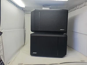 Bose 301 Series IV Direct Reflecting Speakers Pair Black Left And Right, Tested! - Picture 1 of 7