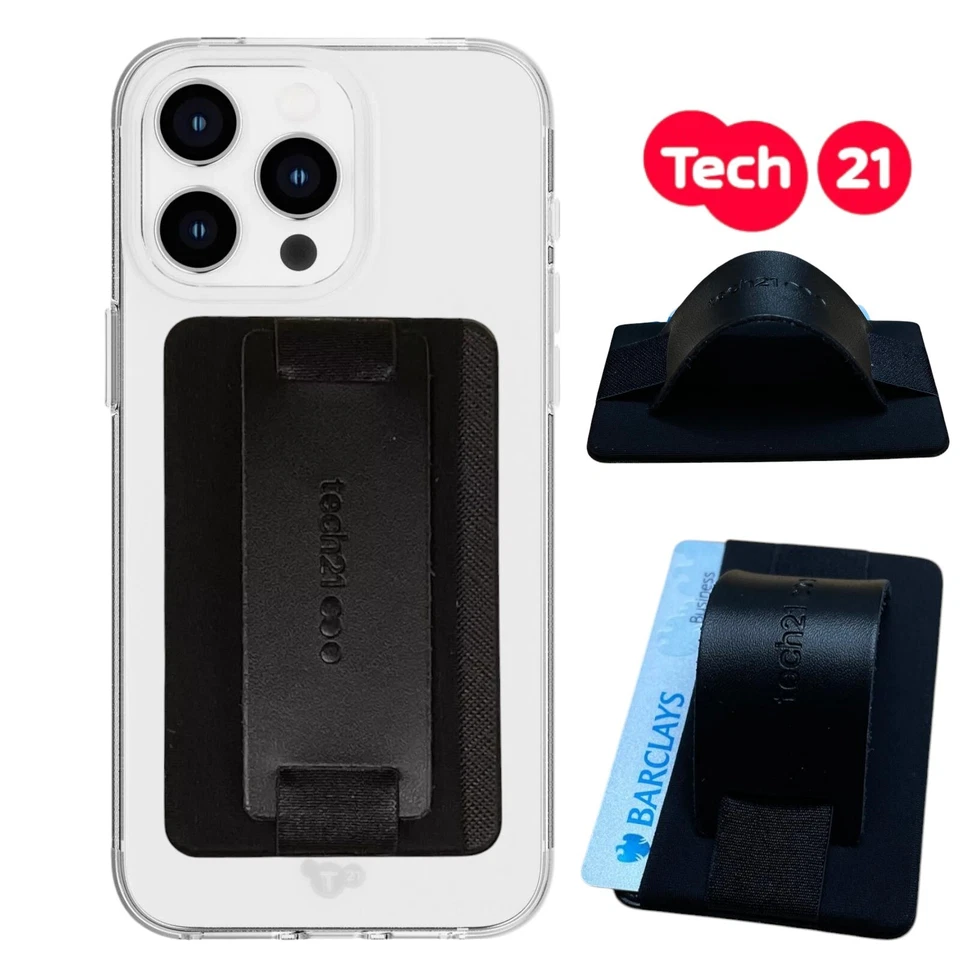 Wallet Credit Card ID Cash Holder Pouch Stick On Mobile Phone Pocket Adhesive - Image 1 of 4