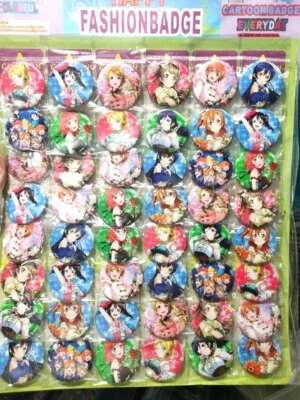 Nuevo Broche Insignia Pin Anime 48 piezas Broches Niños 45MM F63 Foto 1 de 3