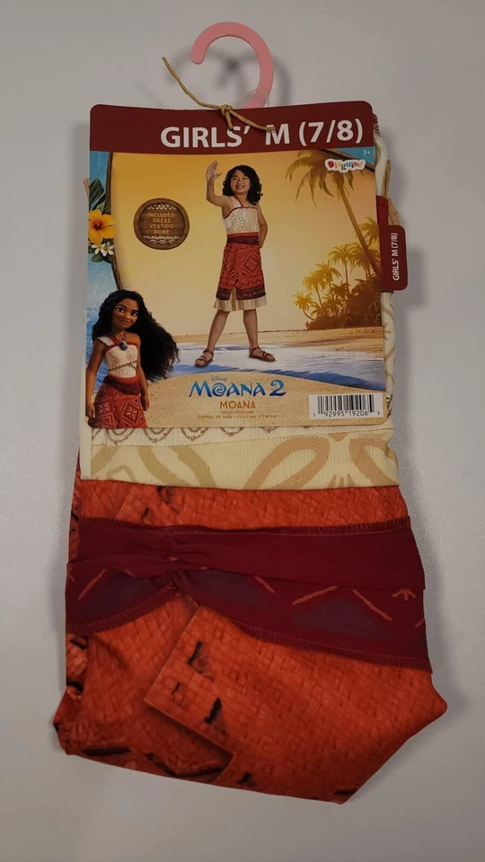 НОВЫЙ КОСТЮМ MOANA 2 M 7/8 НАРЯДНАЯ ИГРОВАЯ ОДЕЖДА ДЛЯ НОВОГО ФИЛЬМА DISNEY - Изображение 1 из 1