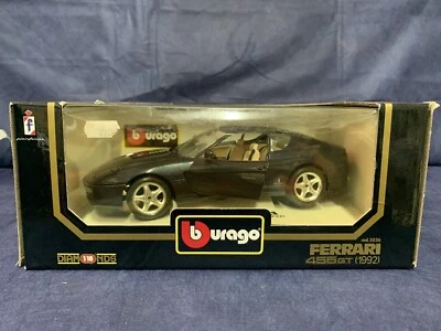 FERRARI 456 GT 1992 - BURAGO - 3036 - 1/18 BLU - Die Cast Metal Diamonds - Immagine 1 di 4