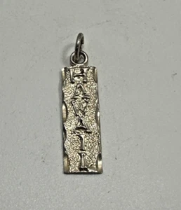 Sterling Silber .925 "HAWAII" 1/4" x 1" Charm - Bild 1 von 5