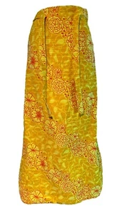Vintage 70's LILLY PULITZER Women's Corduroy Floral Print Skirt - Sz S - Picture 1 of 10