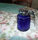 Pioneer Woman Adeline Glass Cobalt Blue Syrup Dispenser 5” (S1A)