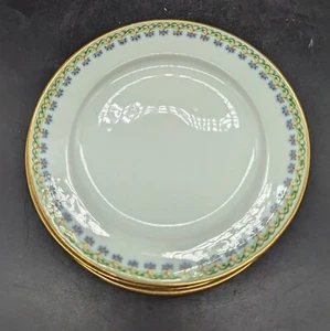 Set/5 Vintage C.H Field Haviland G.D.A Limoges Art Deco Bread Plate Floral 6" - Picture 1 of 9