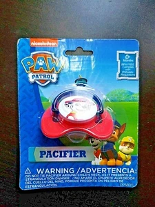 Nickelodeon Paw Patrol Marshall Schnuller rot und schwarz 0+ Monate BPA-FREI Neu mit Etikett - Bild 1 von 10