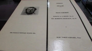 FRANZ SCHUBERT MHS LP 1245 KARL ULRICH SCHNABEZ - Bild 1 von 2