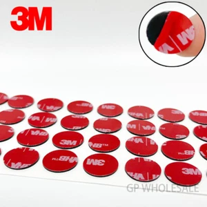 20x 3M VHB Sticky Adhesive Round Pad Mounting Black Double Sided Tape 5952 14mm - Picture 1 of 6