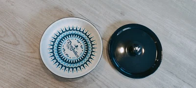 NEW Don Julio Tequila 1942 Blue White Bowl Salt Rimmer Salsa 5.5” Diameter W/LID