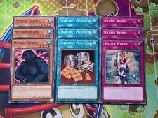 3 x SBC1-ENH10/12/17 Mother Grizzly/Emergency Provisions/Solemn Wishes YuGiOh