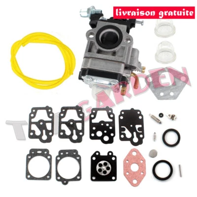 Carburateur Kit Membrane Réparation Débroussailleuse 43cc 52cc Tondeuse Chinoise