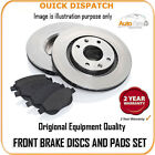 12340 FRONT BRAKE DISCS AND PADS FOR PEUGEOT E7 TAXI 2.0 HDI 1/2003-3/2007