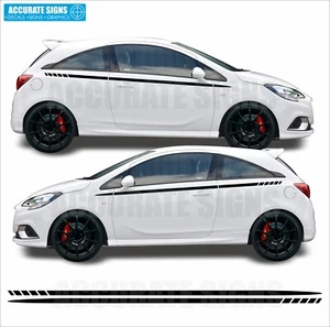 Stickers for Vauxhall Corsa side stripes Decals Vinyl Graphics - Picture 1 of 5