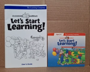 Reader Rabbit and Friends: Let's Start Learning! (PC, 1995) - Disc and Manual - Picture 1 of 4