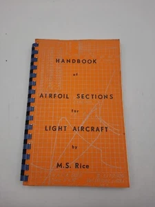 Handbook Of Airfoil Sections For Light Aircraft M. S. Rice - Imagen 1 de 4