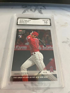 SHOHEI OHTANI ANGELS 2018 TOPPS NOW ROOKIE RC # 32 GRADO 10 L@@K - Foto 1 di 2