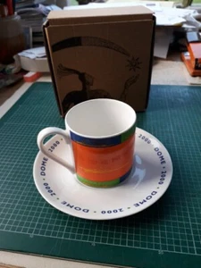 Official Millennium Experience Coffee Cup & Saucer - Dome 2000 - Boxed - Picture 1 of 8
