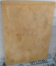 ANTIQUE WOODEN BREAD BOARD WITH END HANDLES