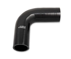 Black Silicone Hoses 135 180 90 45 Degree Elbows Silicon Boost Pipes Bends Auto - Picture 1 of 9
