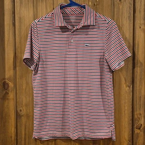Vineyard Vines Performance Polo Shirt Kids Multicolor 16/L Striped Short Sleeve - Picture 1 of 4