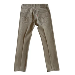 Levis Jeans 511 Boys 18 Brown Ribbed Slim Straight Tapered Skinny Western 29x29 - Picture 1 of 10