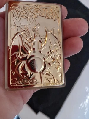 Pokemon Charizard 23K Gold Plated 1999 Nintendo - Image 1 of 4