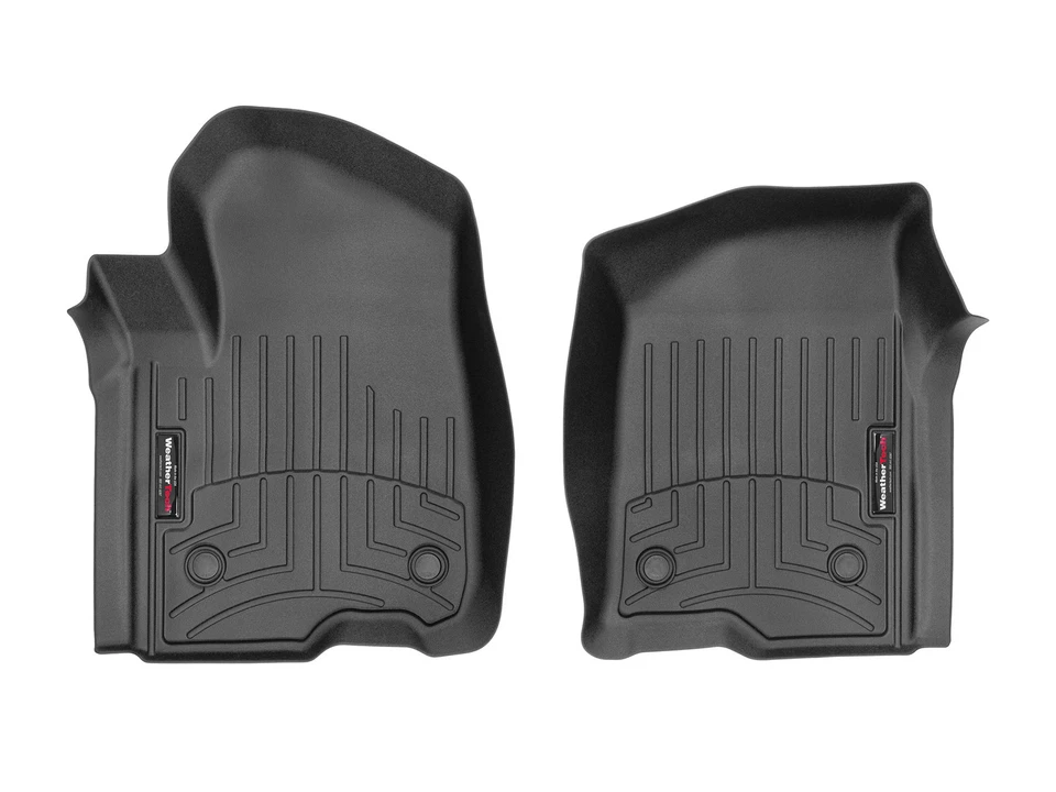 WeatherTech FloorLiner for 2019-2025 GMC Sierra 1500 - 1st Row, Black - Image 1 of 4