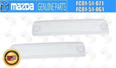 Juego de lentes de luz de señal de giro delanteras derecha e izquierda OEM para Mazda RX-7 RX7 FC3S 89-92 Foto 1 de 4