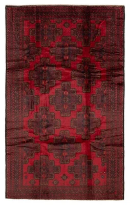 Alfombra geométrica vintage de 6'2" x 10'4" alfombra tradicional de lana anudada a mano Foto 1 de 4