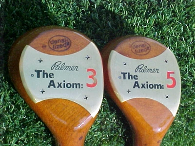 PERSIMMON WOODS Arnold Palmer The Axiom S Flex Golf Clubs Set 3 & 5 w New Grips - Image 1 of 4