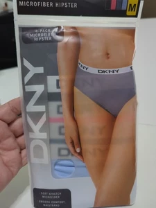 DKNY Women's Soft Stretch Microfiber 4 Pack Hipster Underwear Sz Medium - Picture 1 of 6