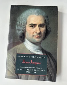 Jean-Jacques ROUSSEAU Maurice Cranston SIGNED First PB Printing 1991 First Book - Picture 1 of 5