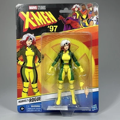 Hasbro Marvel Legends Retro Card  X-Men 97 Rogue 6" Action Figure - New - Image 1 of 4
