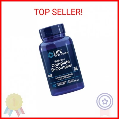 Life Extension BioActive Complete B-Complex, поддержка сердца, мозга и нервов, Hea - Изображение 1 из 2
