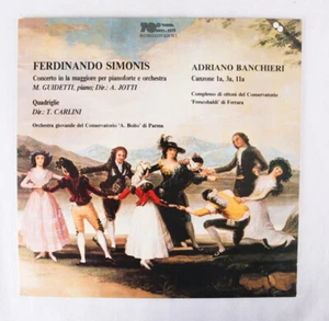 RARE Ferdinando Simonis, Adriano Banchieri, LP, NM, Import from Italy - Picture 1 of 2
