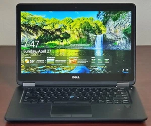 Dell Latitude E7450 Touch 14" Intel Core i7-5600U 2.60GHz, 8GB 128GB SSD Win 10 - Picture 1 of 16