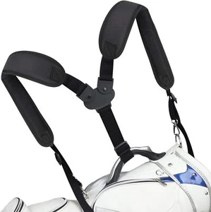 Golf Bag Straps Swivel Backpack Straps Golf Bag 2 Buckle Connected Black - Picture 1 of 4